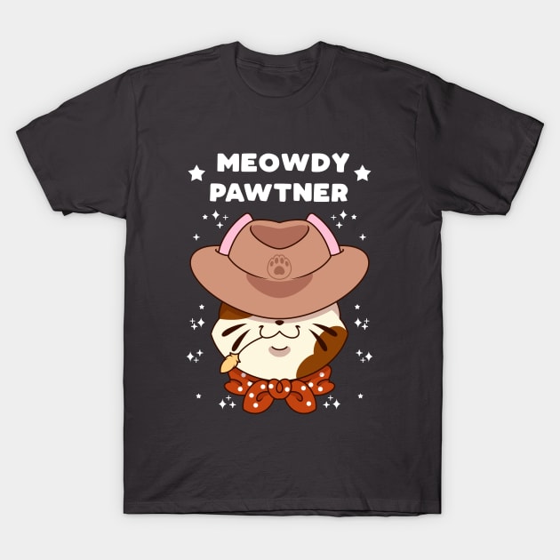 Meowdy Pawtner T-Shirt by Pupcakes and Cupcats